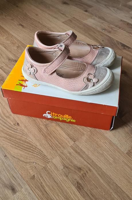 Kožené balerínky citruille et compagnie ružové 29, 29