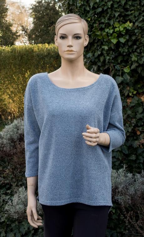 Bledomodrý pulóver, only,xl