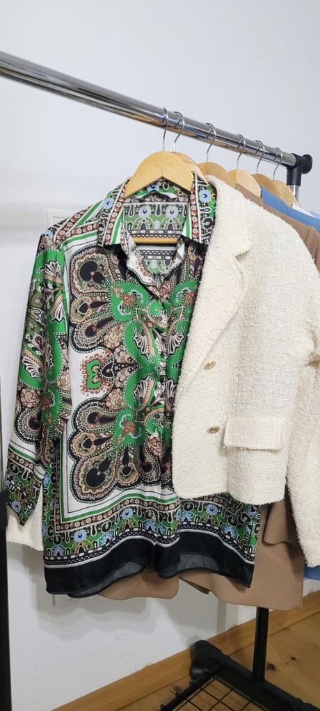 Saténová košeľa zara, zara,m