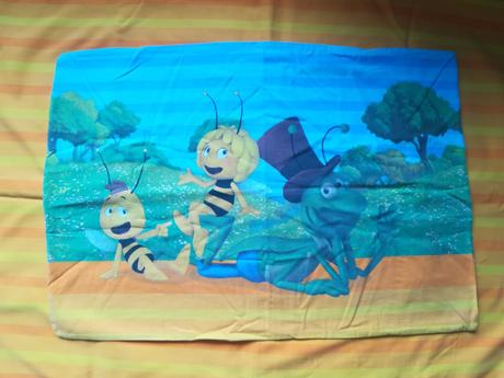 Posteľné prádlo do detskej postieľky včielka maja, šírka (cm): 85,dĺžka (cm): 130