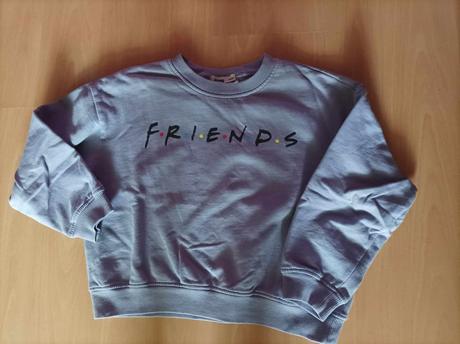 Friends mikinka do pol pása aj ako crop top, 134