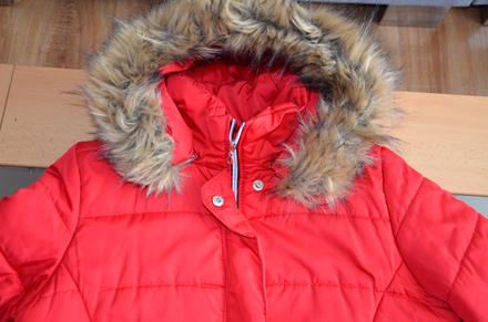 Zimná bunda červená - v. 40, 40