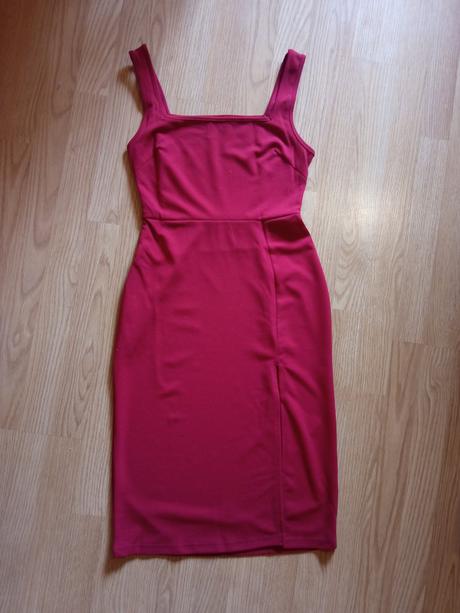 Bordové šaty, s / xs