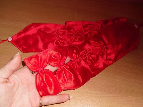 Satenove rukavicky, s