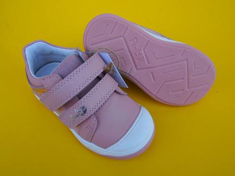 Detské kožené topánky ponte rose gold, 22 - 27