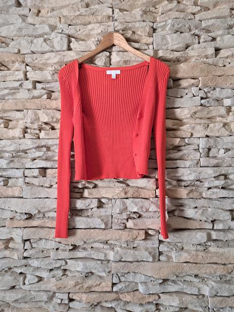 Oranžový sveter, h&m,xs