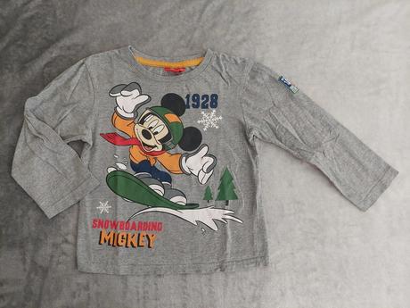 Tričko mickey mouse sonwboarding veľ.110, disney,110