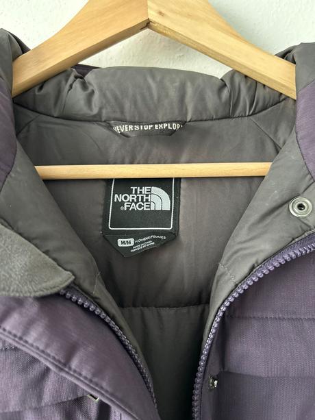 The north face fialová zimná bunda, m