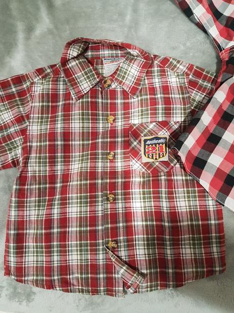 Chlapčenská košeľa 2kusy 12- 18mesiacov, 86