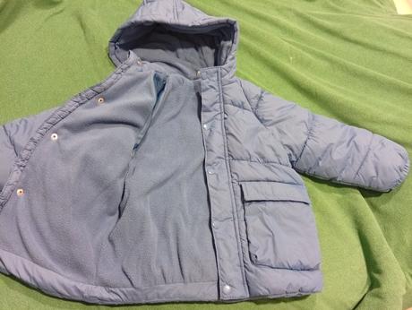 Zimná bunda modrá, 110