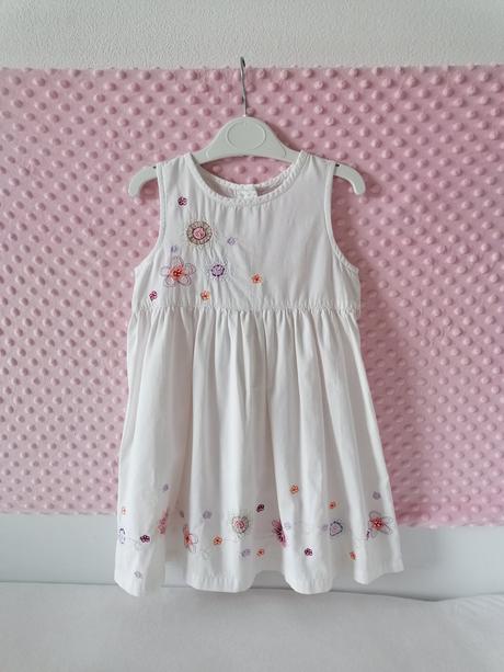 Šaty s kvetmi, h&m,104