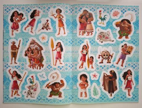 Vaiana omaľovánky a4 s nálepkami, 