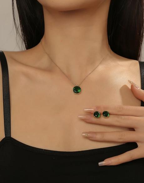 Smaragdove náušnice, sety,