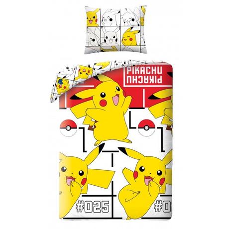 Obliečky pokémon pikachu happy 140/200, 70/90, šírka (cm): 140,dĺžka (cm): 200