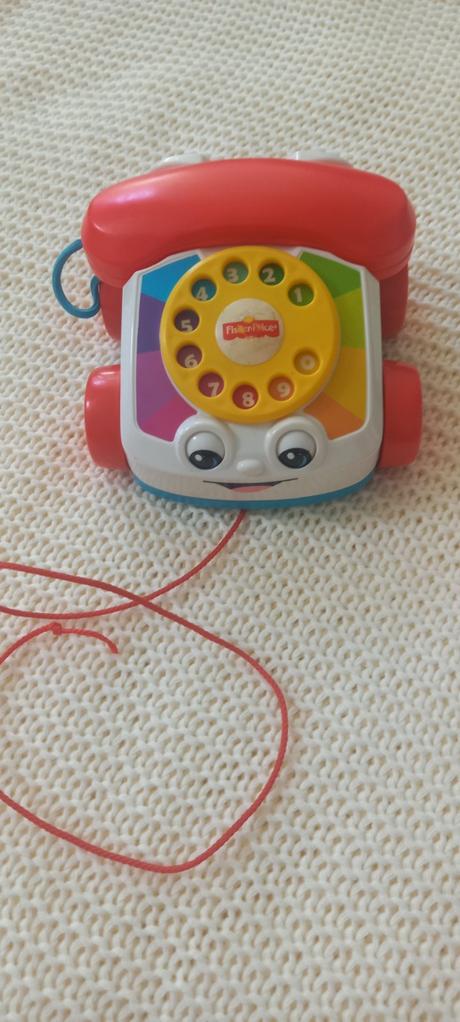 Telefón na ťahanie fisher price, 