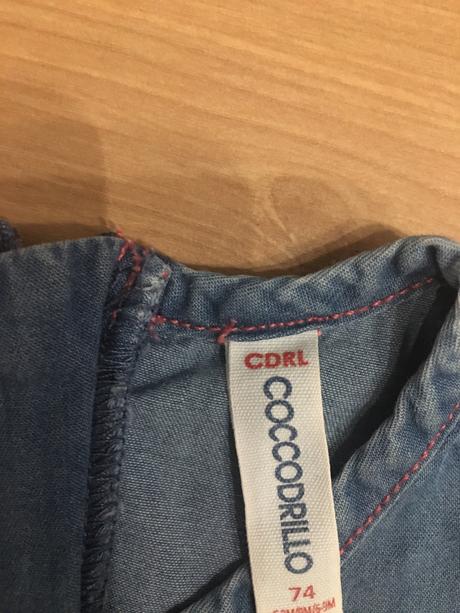 Set riflové šaty a body, coccodrillo,74