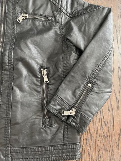 Koženková bunda, h&m,110