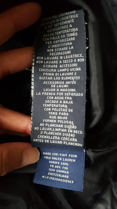 Original ralph lauren paperova zimna bunda velkost, ralph lauren,m