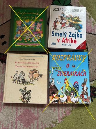 Sada 2 ks rozprávkových knižiek, 