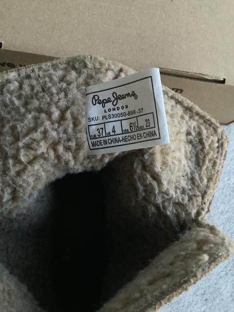 Pepe jeans kozene teple cizmy a druhé gratis, pepe jeans,37