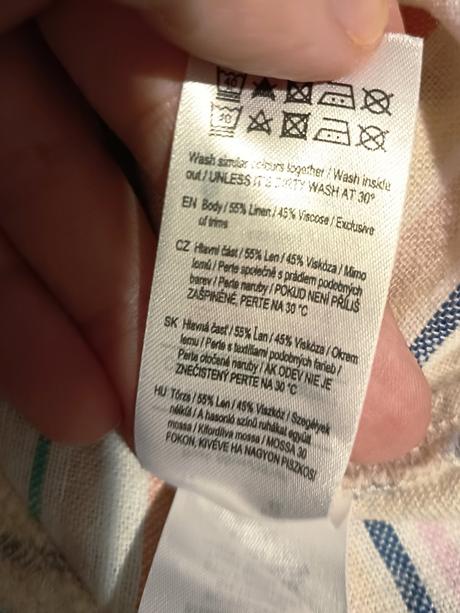 Letné šaty s ľanom, f&f,xl