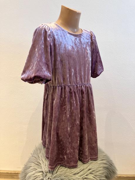 Dievčenské velúrované šaty h&m (110-116), h&m,110