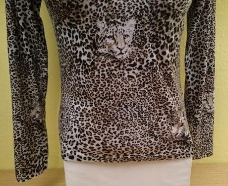 Dámsky top, farebný vzor, s