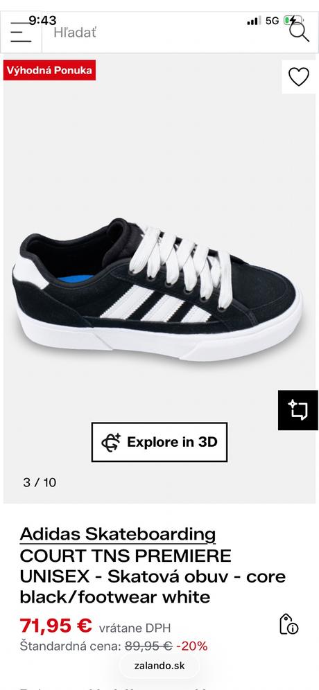 Adidas tenisky court tns premiere, adidas,45