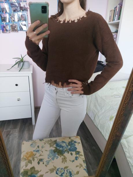 Biele rifle, denim,36