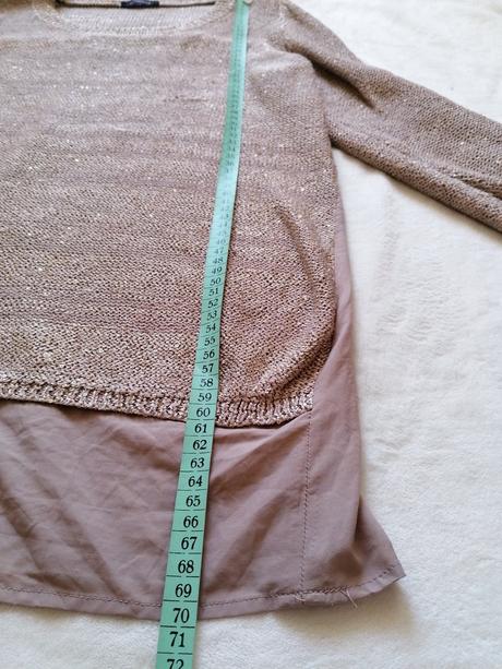 Svetrík so zlatými flitrami, promod,l