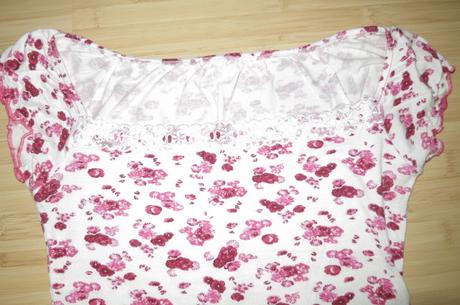 Tričko s čipkou, m