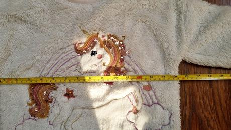 B3622 mikina teplá huňatá, f&f,122