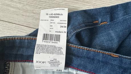 Nové,pánske,kvalitné džínsy joop - veľkosť 34/34, 34