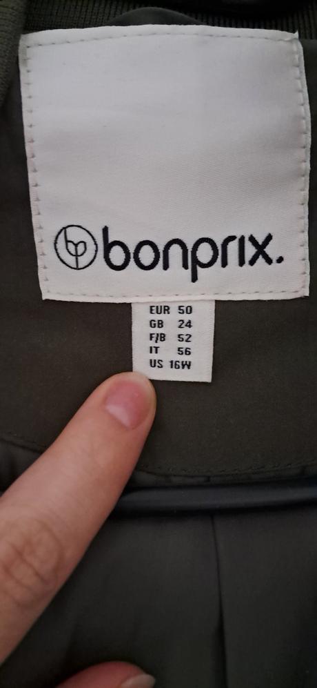 Predám prešívaný dámsky kabát z bon prixu, bonprix,50