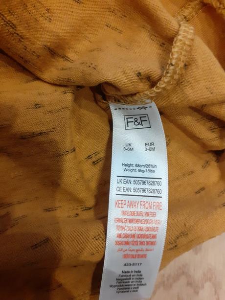 3x tricko nove, f&f,68