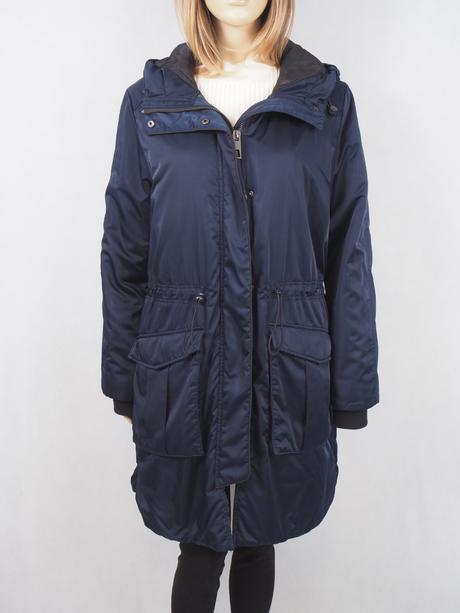 Tmavomodrá zimná bunda h&m, h&m,42