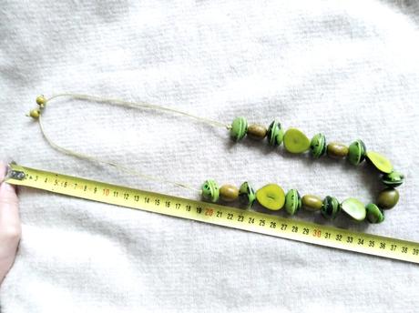 Zelený náhrdelník, c&a