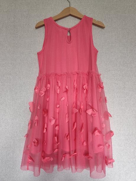 Dievčenské týlové šaty s motýľom veľ. 122/128, dopodopo,122