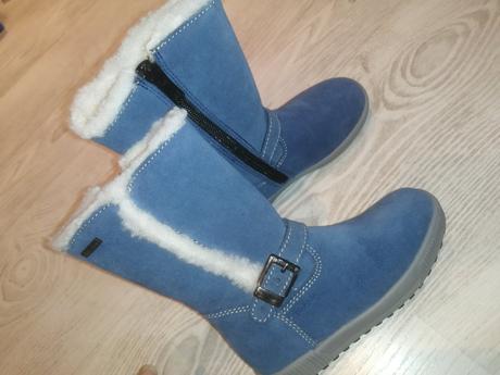 Kožené čižmy veľ. 26 - 17cm, richter,26