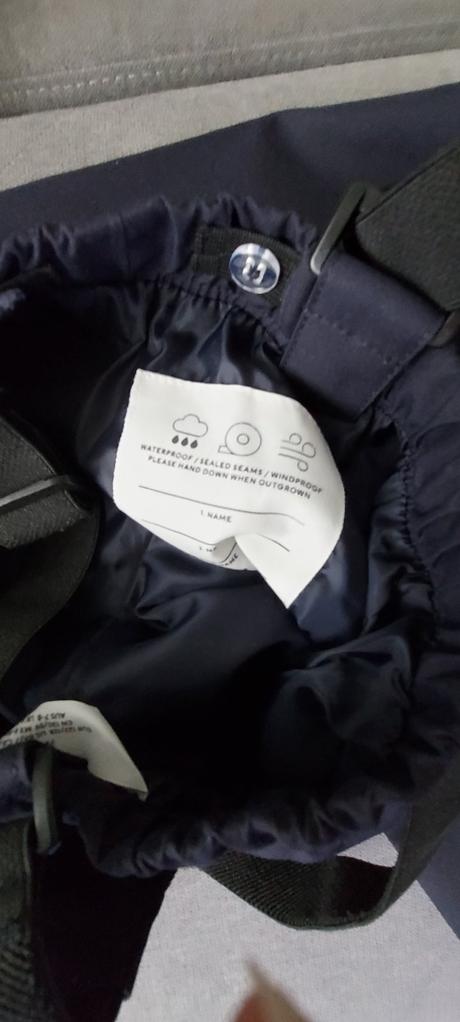 Outdoorové nohavice, h&m,128