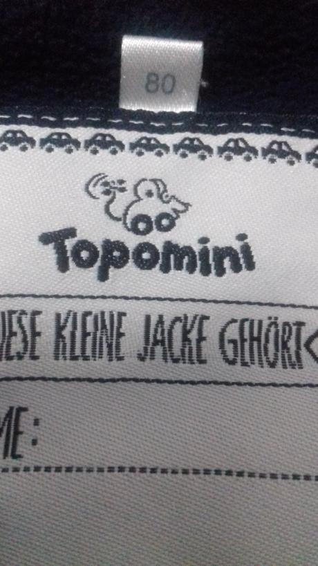 Zimna bunda velkosť 80, topomini,80