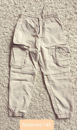 Šuštiakové cargo nohavice, reserved,140
