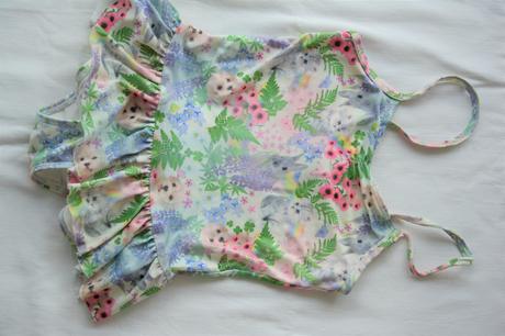 Jednodielne plavky so zvieratkami, h&m,122