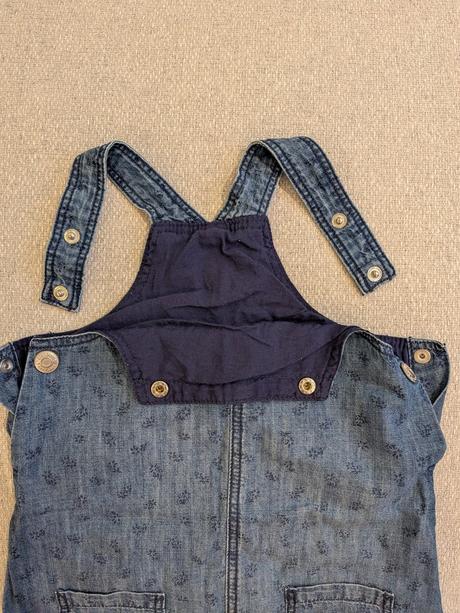 Riflové šaty, h&m,86