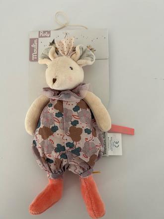 Moulin roty myška s hrkálkou,