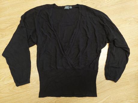 Netopiery tenky cierny svetrik mexx, mexx,l