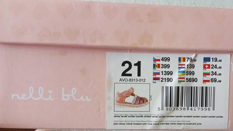 Sandálky, nelli blu,21