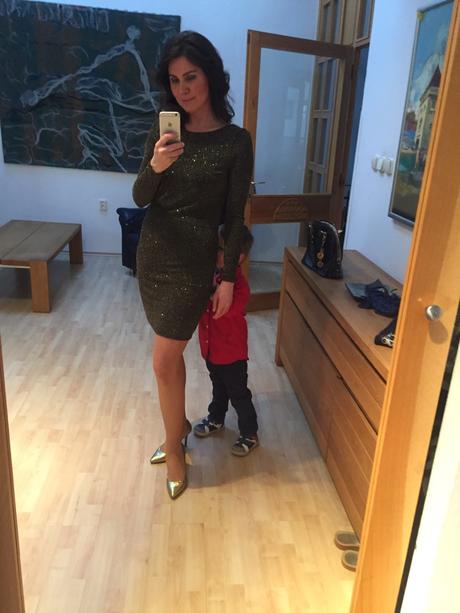 Šaty elegantne, h&m,38