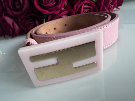 Fendi - kožený opasok, fendi