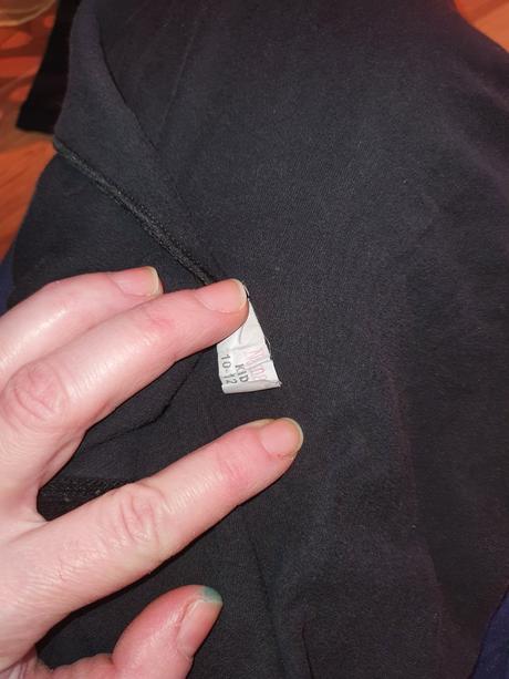 Bavlnene čierne body 10/12 r, 140